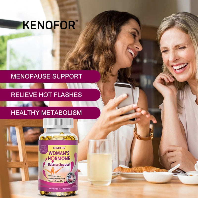 Kenofor Womens Health Balance Soy Flavonoids Mood Menopause