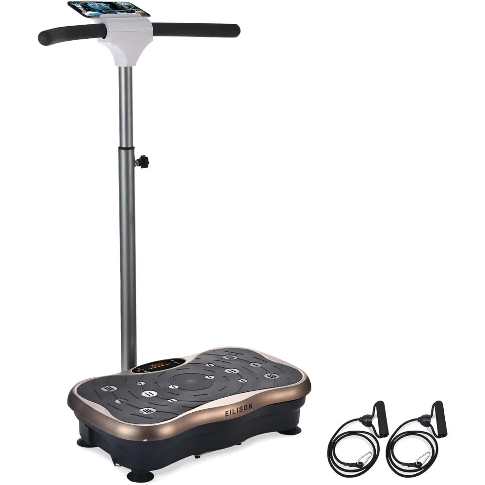 Handle Vibrating Plate Lymphatic Drainage Exercise Platform