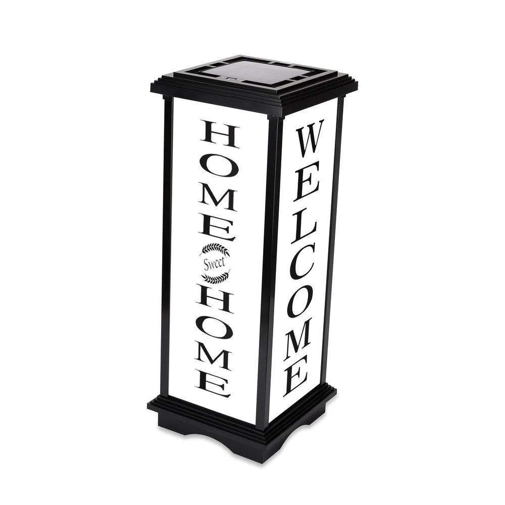 Solar Welcome Lantern LED Light IP65 Waterproof Amber White