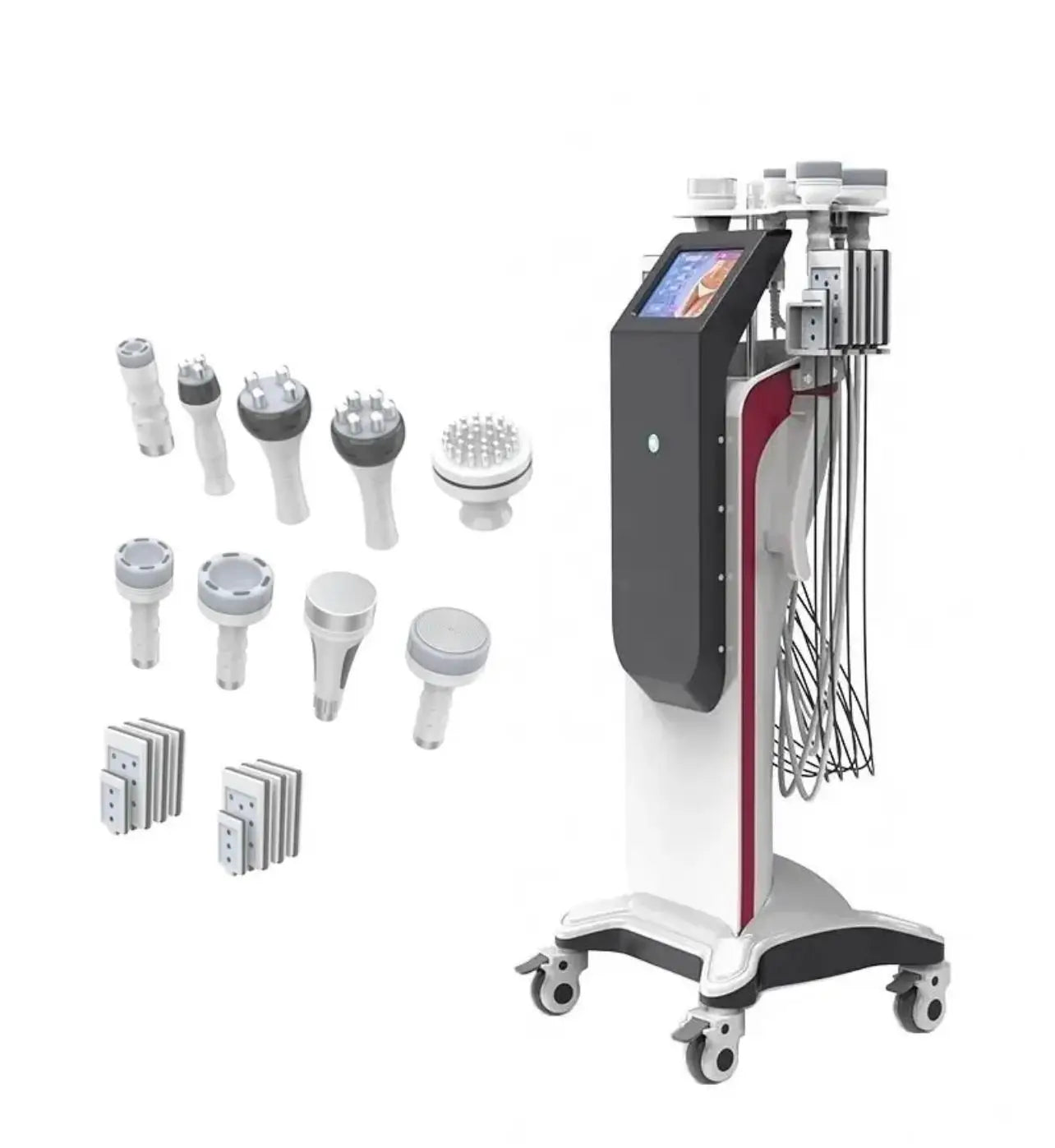 Multifunction 80K 10 in 1 Cavitation Vacuum Body Slimming Machine Fat Burning Cellulite Removal Vacuum Body Shaping Machine
