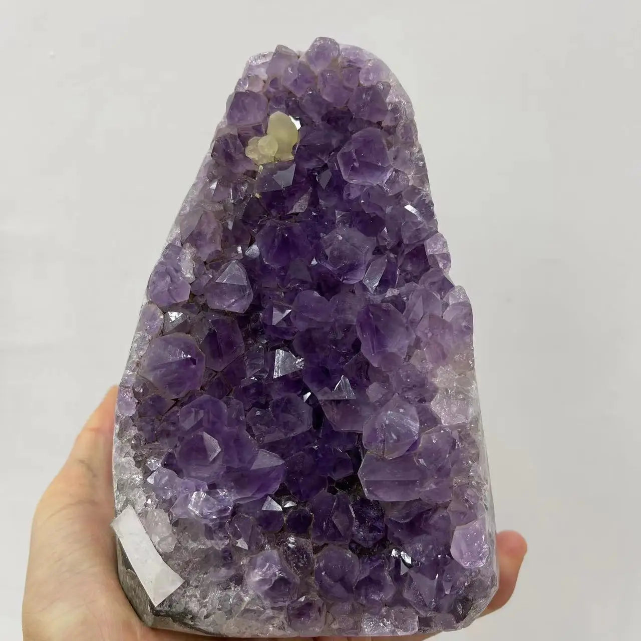 1PC Natural Amethyst Crystal Cluster Quartz Raw Healing Stone Mineral Home Decor Purple Feng Shui Stone