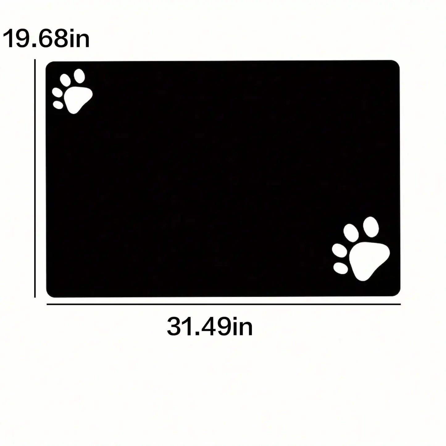 Diatom mud floor mat, pet feeding mat, absorbent mat, stain free, quick drying dog drinking mat, dog accessories, pet supplies