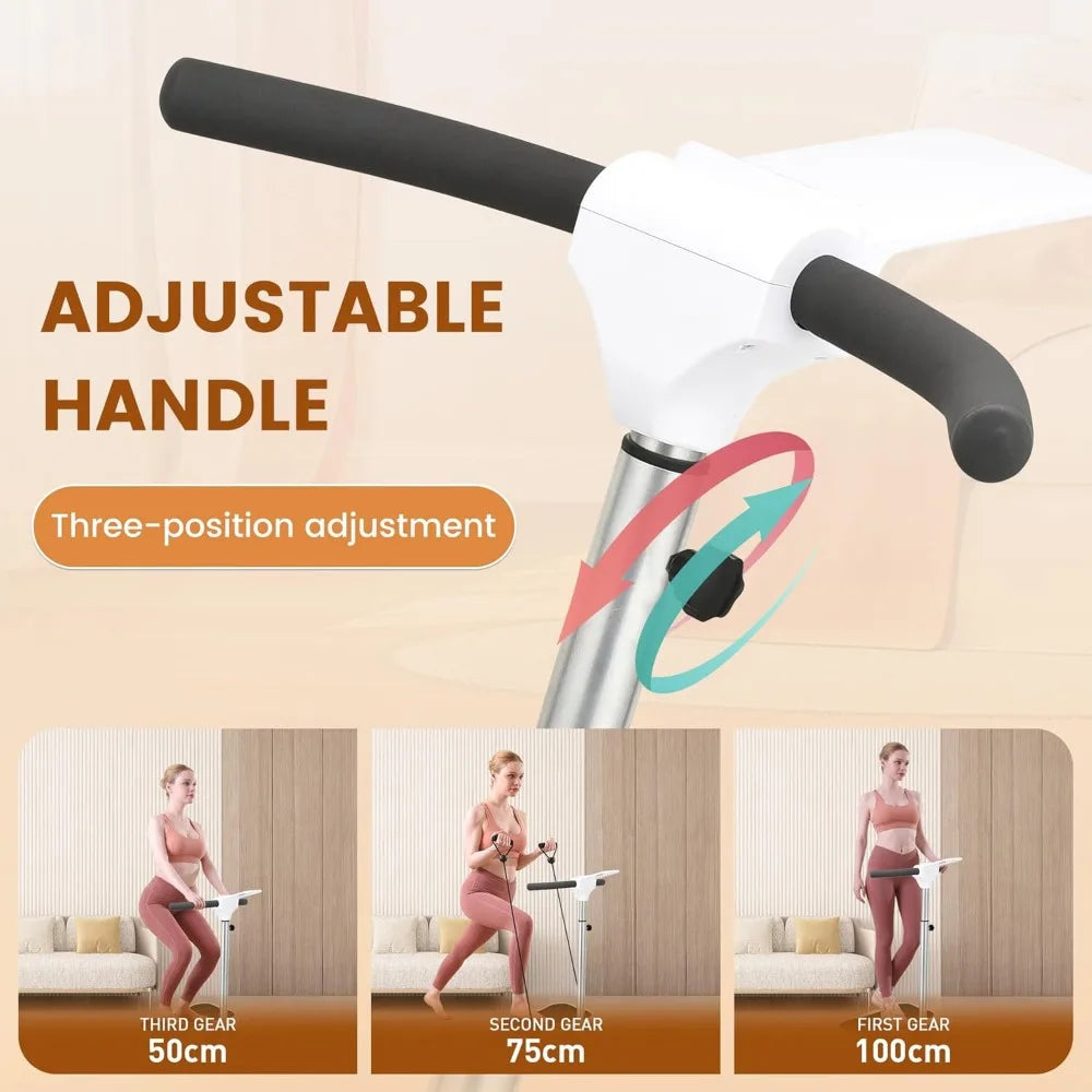 Handle Vibrating Plate Lymphatic Drainage Exercise Platform
