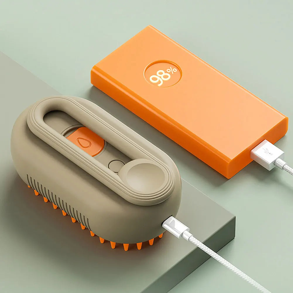 Cat Steam Brush 3 in 1 Pet Grooming Brush for Dogs and Cats Hair Removal and Detangling