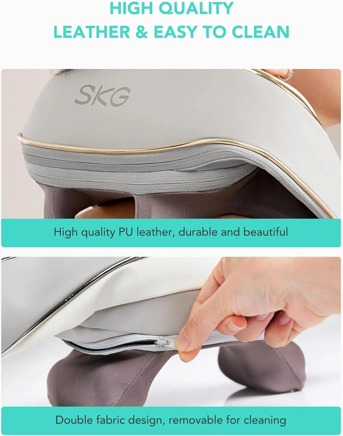 Neck and Shoulder Massager with Heat for Relaxation and Pain Relief Electric Massage Gift Idea SKG H5 Mini