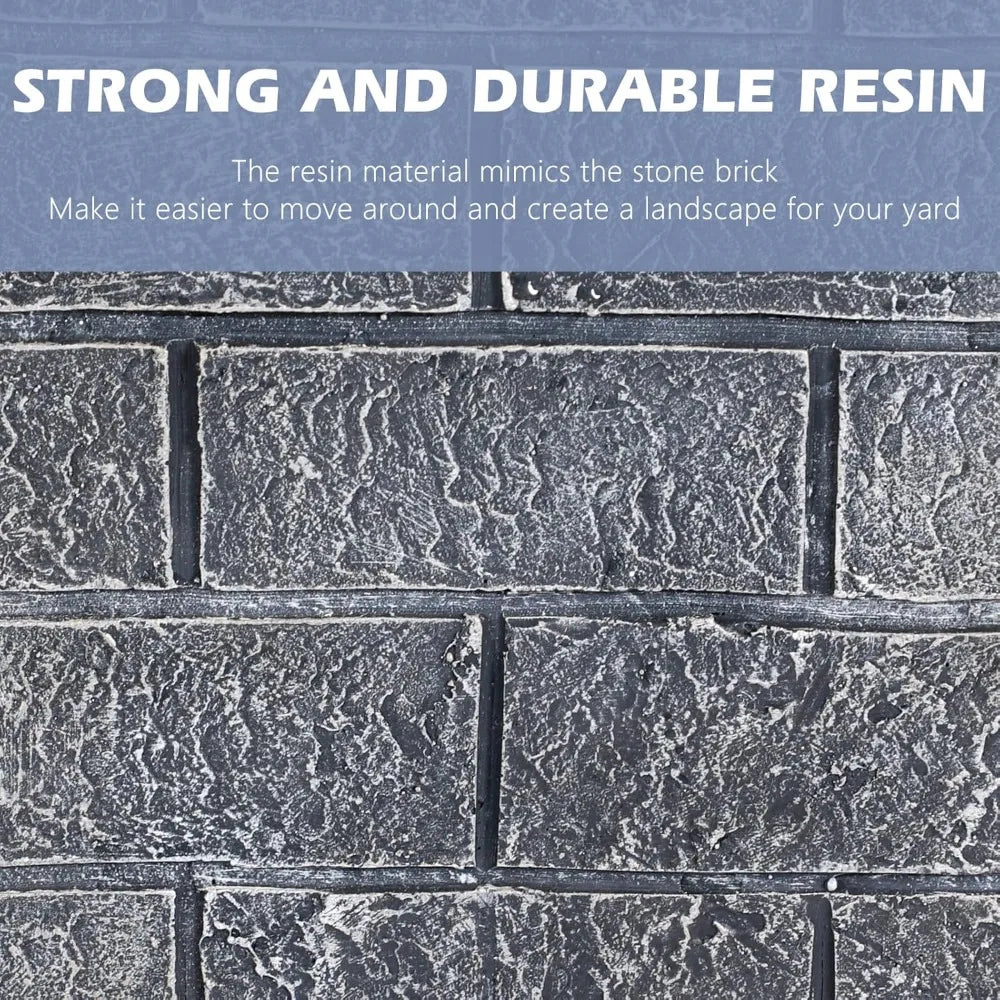 39.3" Tall Outdoor Water Fountain Garden Waterfalls Fountain with LED Lights 6 Tier Modern Indoor/Outdoor Floor Standing Water