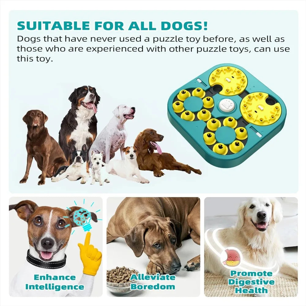 Advanced Dog Puzzle Toy With 5 Levels And 6 Ways Play For Small To Medium Dogs