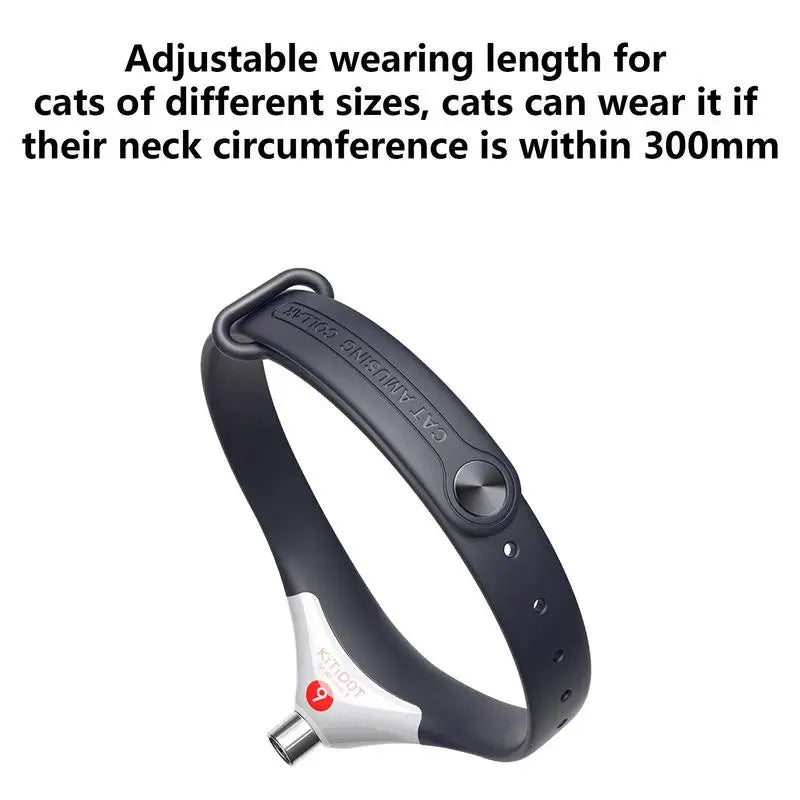 Wearable Cat Toys With LED Lights Smart Cat Laser Collar Electric Interactive Amusing Collar For Kittens