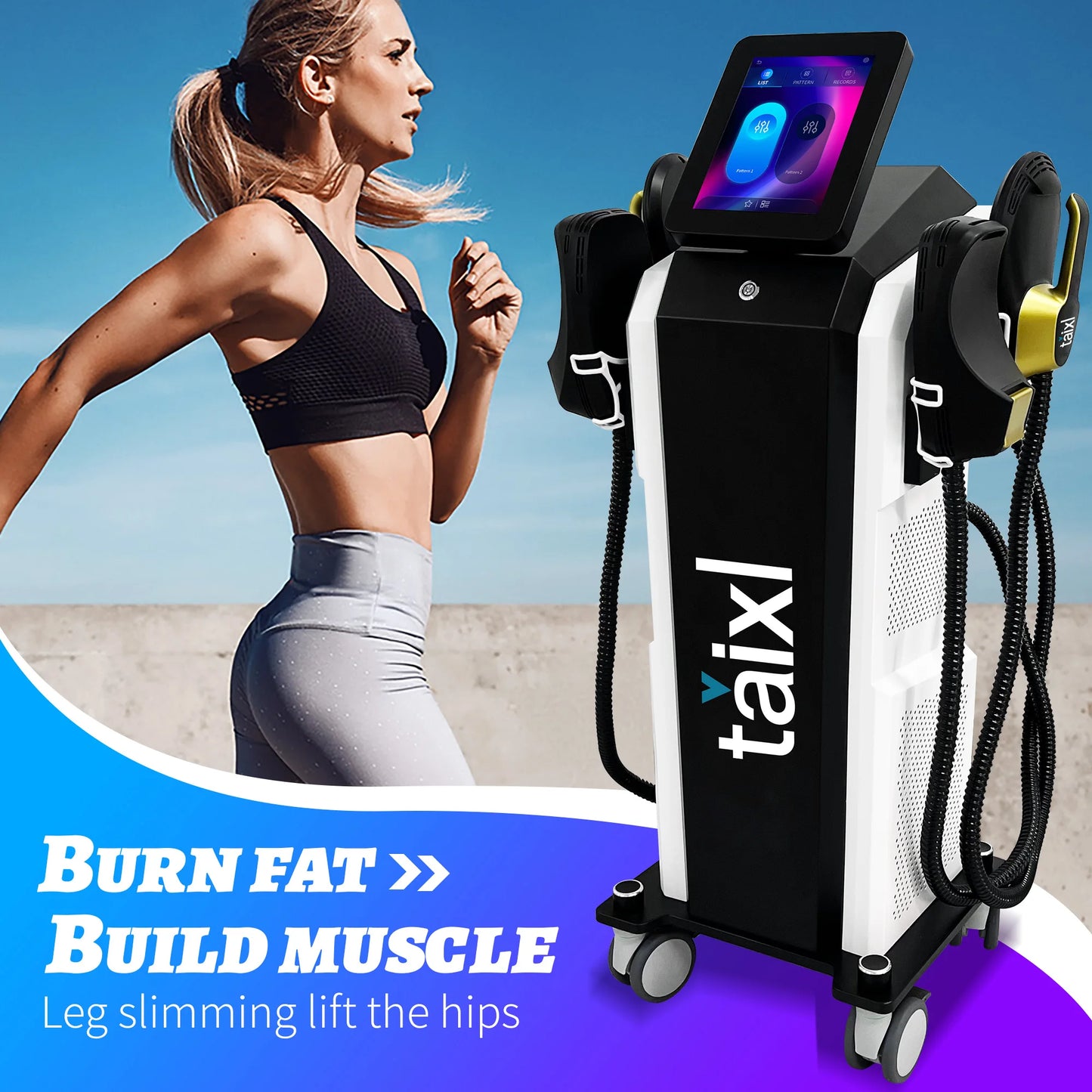 15 Tesla 6500 Watt NEO Body Slimming Nova Fat Burning Muscle EMS Sculpting Electromagnetic Stimulator Hiemt Pro Machine 2025