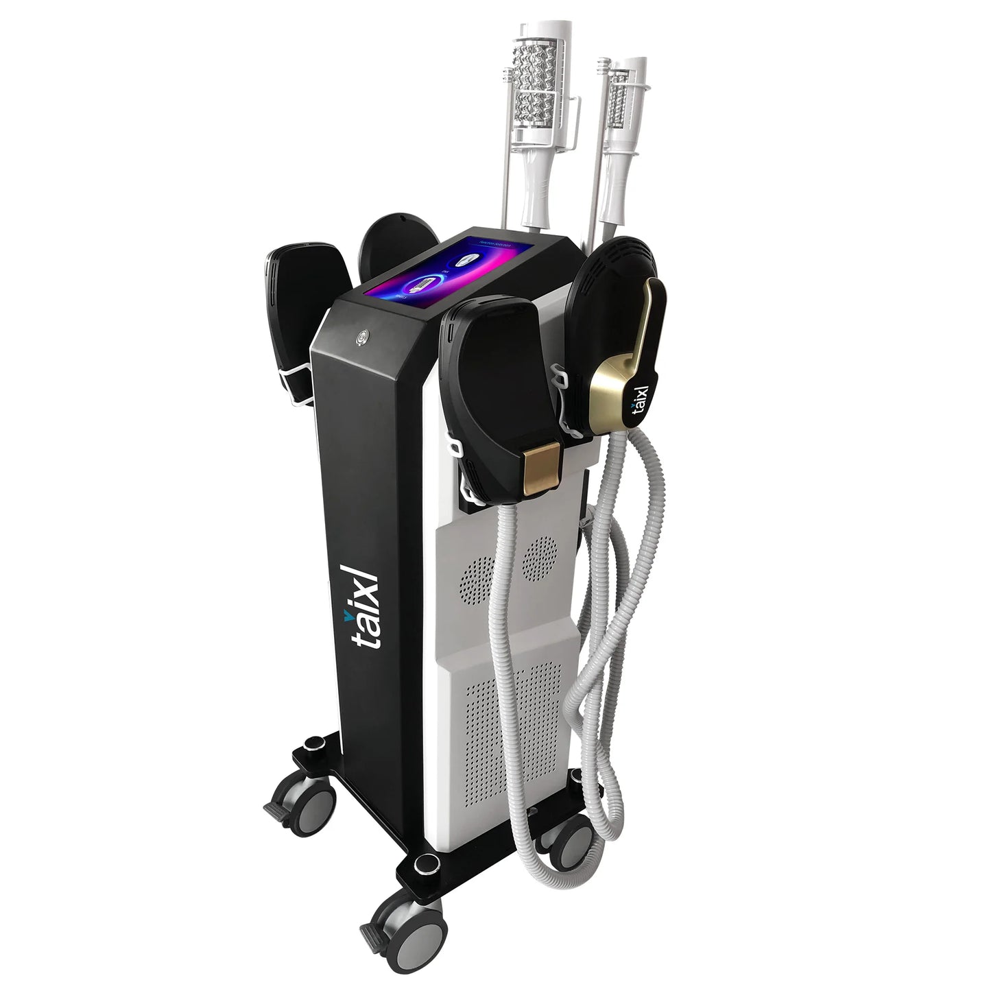 New EMS 2 in 1 Roller Massage Weight Loss Therapy 40K Compressive Micro Vibration Vacuum 5D Body Slimming Machine