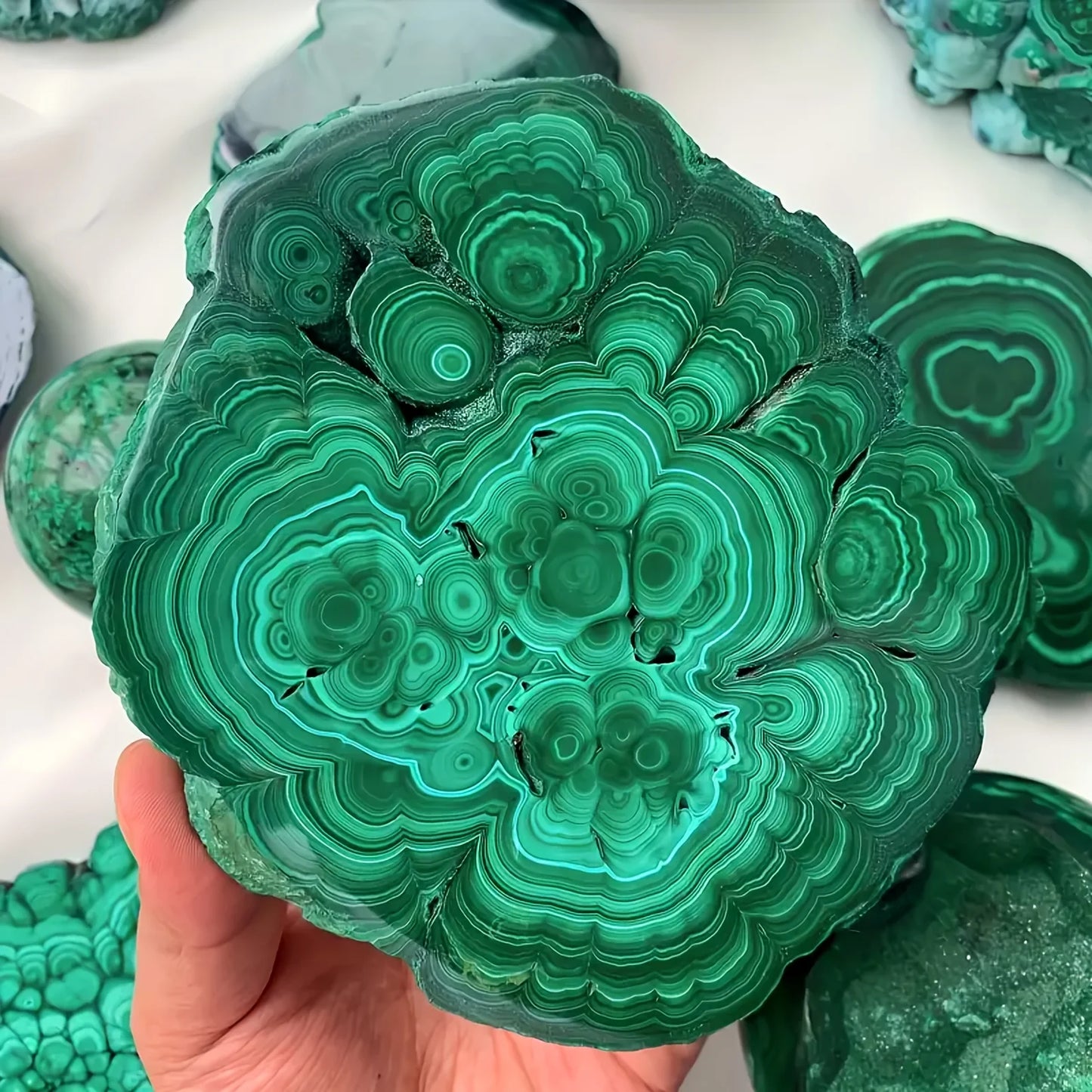 1PC Rare Malachite Flake Quartz Crystal Luster Mineral Raw Stone Slab Pure Natural Crystals Home Decoration Gift