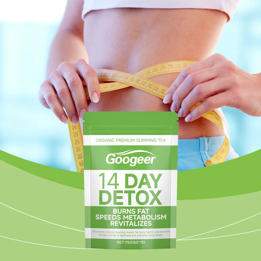 Googeer 75g Slimming Detox Tea Organic Dietary Supplement for Weight Loss and Fat Burning Herbal Detox Tea
