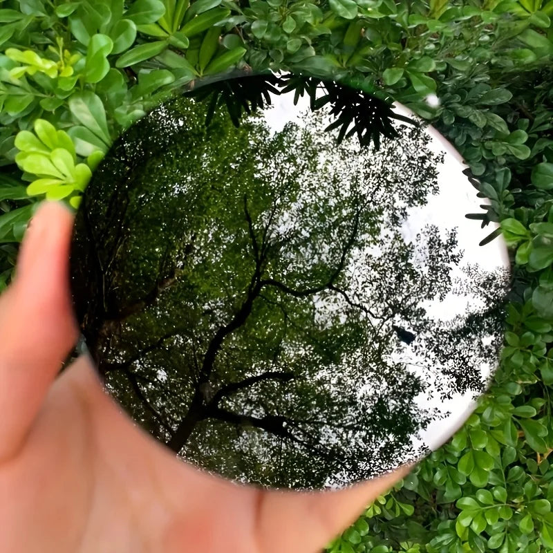 Black Obsidian Mirror Crystal Home Decor Mineral Specimen