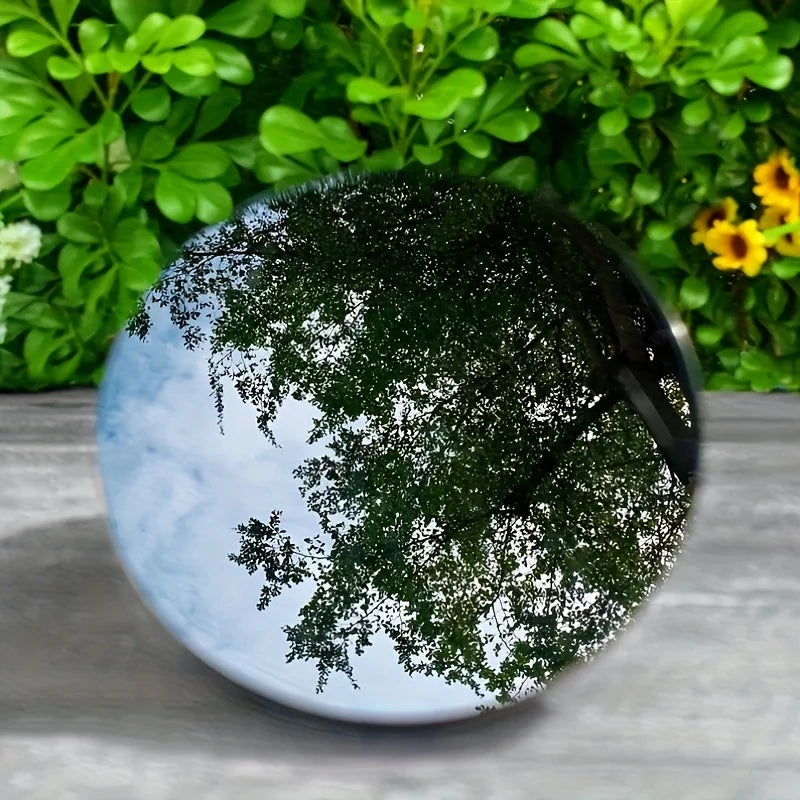 Black Obsidian Mirror Crystal Home Decor Mineral Specimen