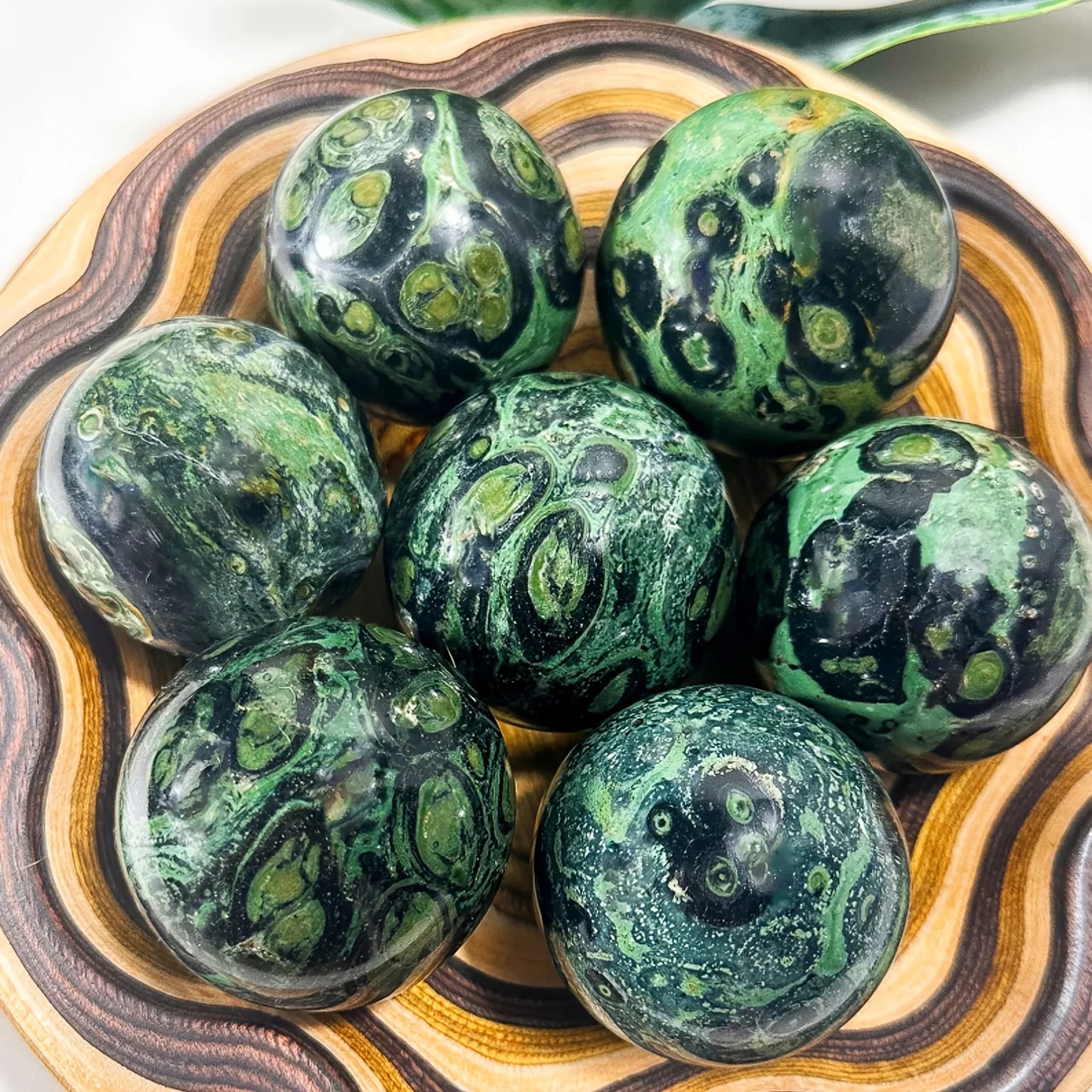 1pc Large Elegant Kambaba Jasper Sphere Polished Stone Ball for Home Decor and Gift Reiki Healing Gift