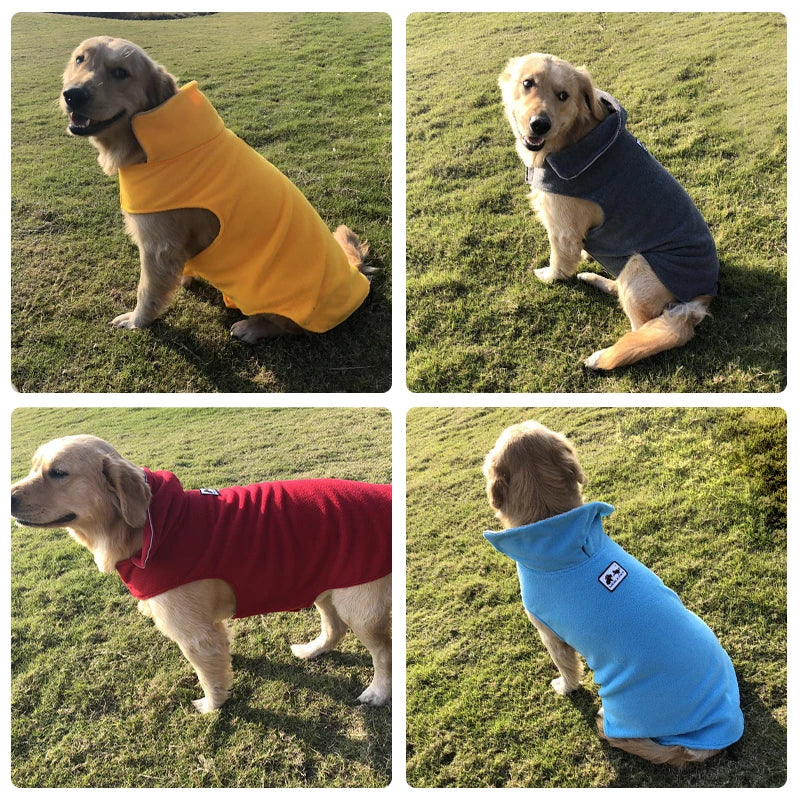 Reflective Big Dog Coats Soft Fleece Jacket Winter Warm Pet Jackets for Small and Large Dogs