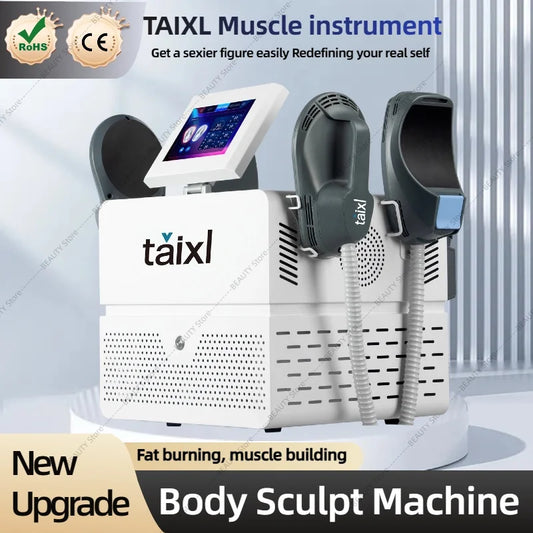 TAIXL Sculpt Machine 15 Tesla 6500 Watt EMS RF Fat Slimming Body Sculpting Electromagnetic Therapy