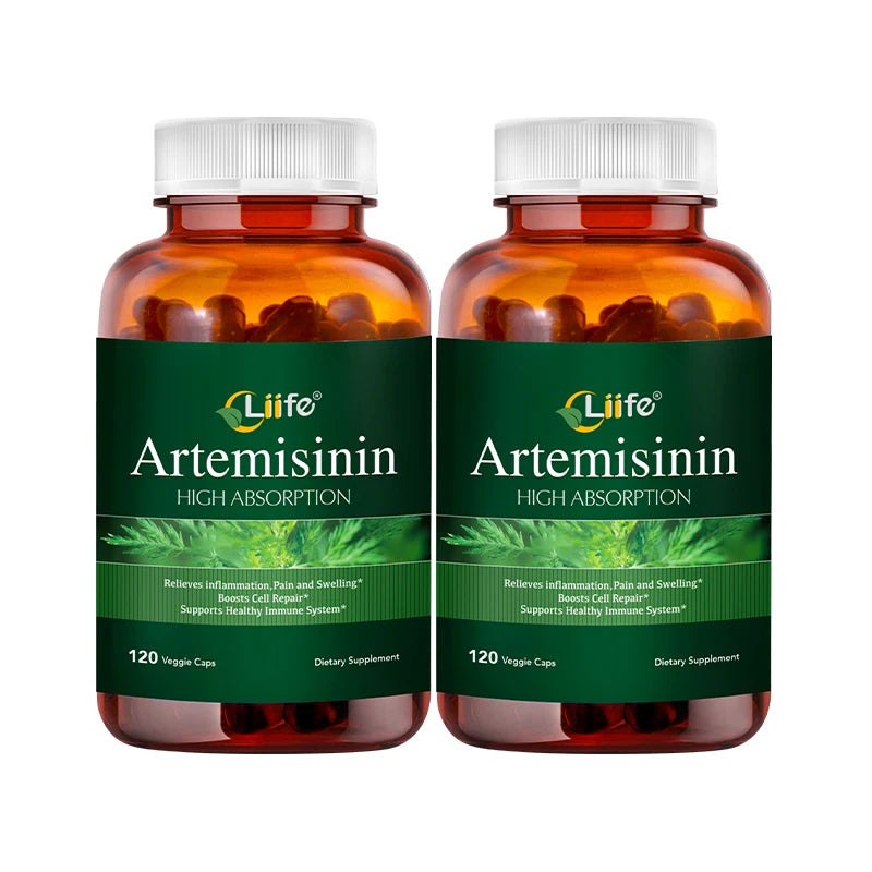 Liife Artemisinin with Biopenine Supports Healthy Aging and Digestive Health 120 Capsules 100 Mg Each 4 Month Supply From USA