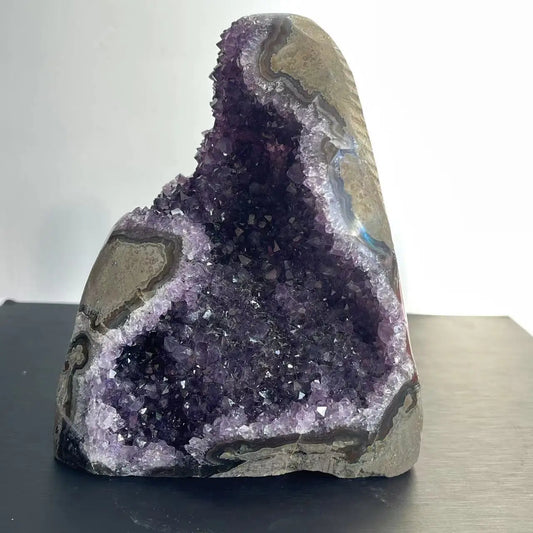 1PC Natural Amethyst Crystal Cluster Quartz Raw Healing Stone Mineral Home Decor Purple Feng Shui Stone