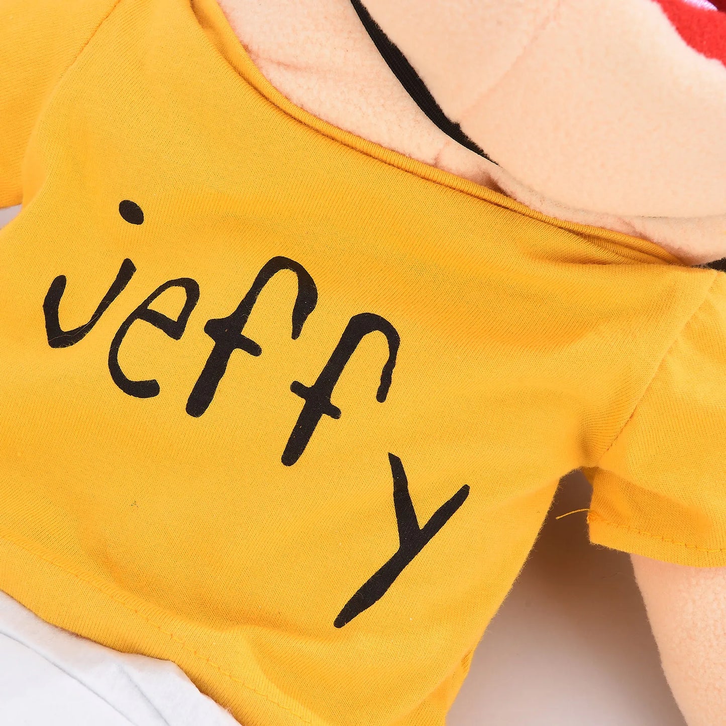 Funny Cartoon Open Mouth Boy Stuffed Plush Hand Puppet for Kids Gift Home Decor
