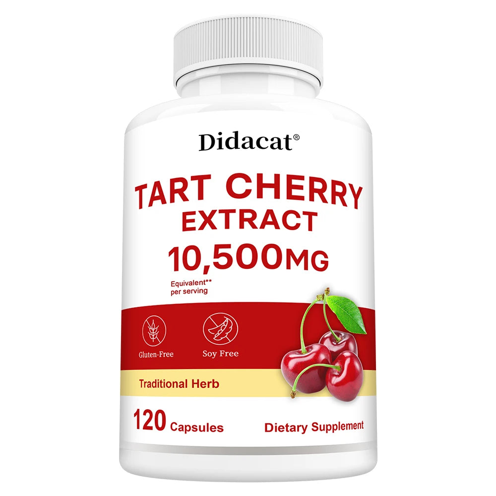 Cherry Extract Capsules for Antioxidant Support Joint Health Energy and Skin Health