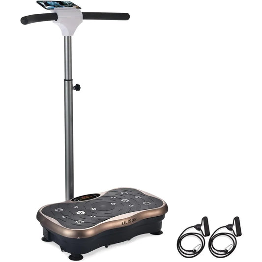 Handle Vibrating Plate Lymphatic Drainage Exercise Platform