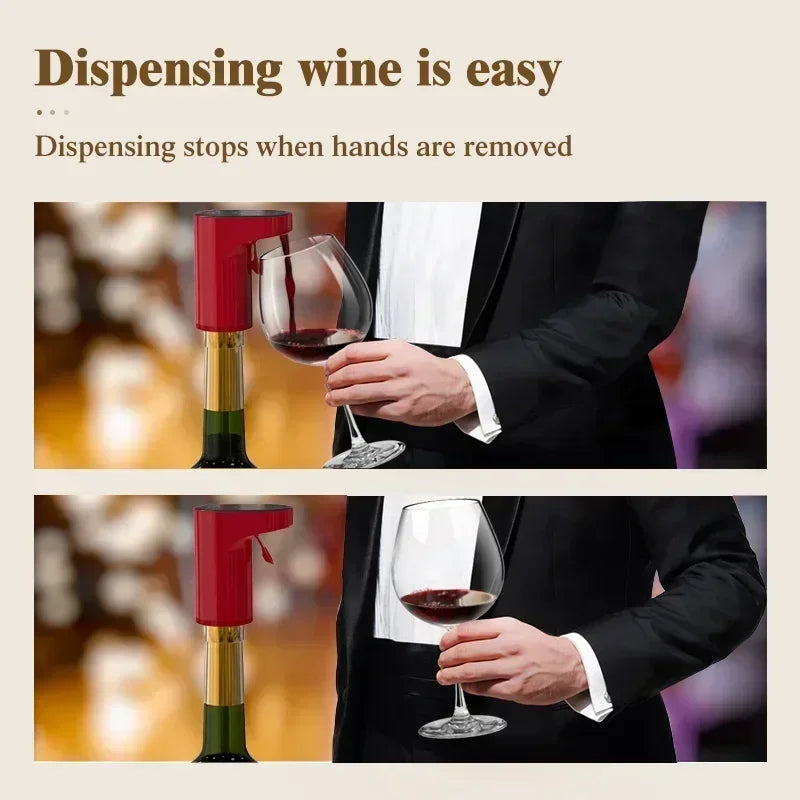 Smart Electric Digital Wine Dispenser Suitable for Over 100 Bottle Mouths