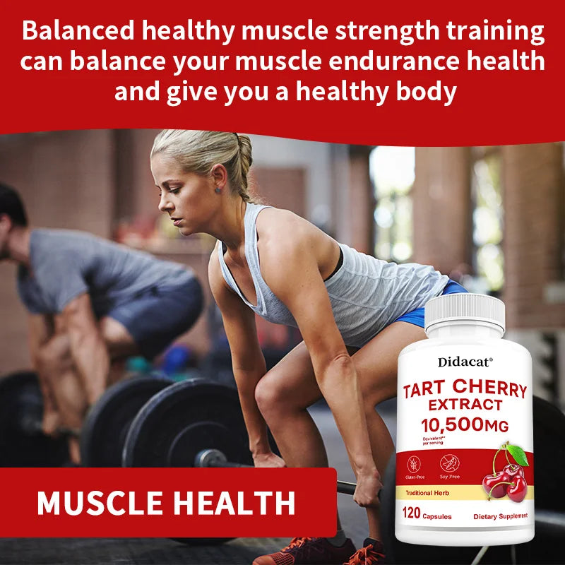 Cherry Extract Capsules for Antioxidant Support Joint Health Energy and Skin Health
