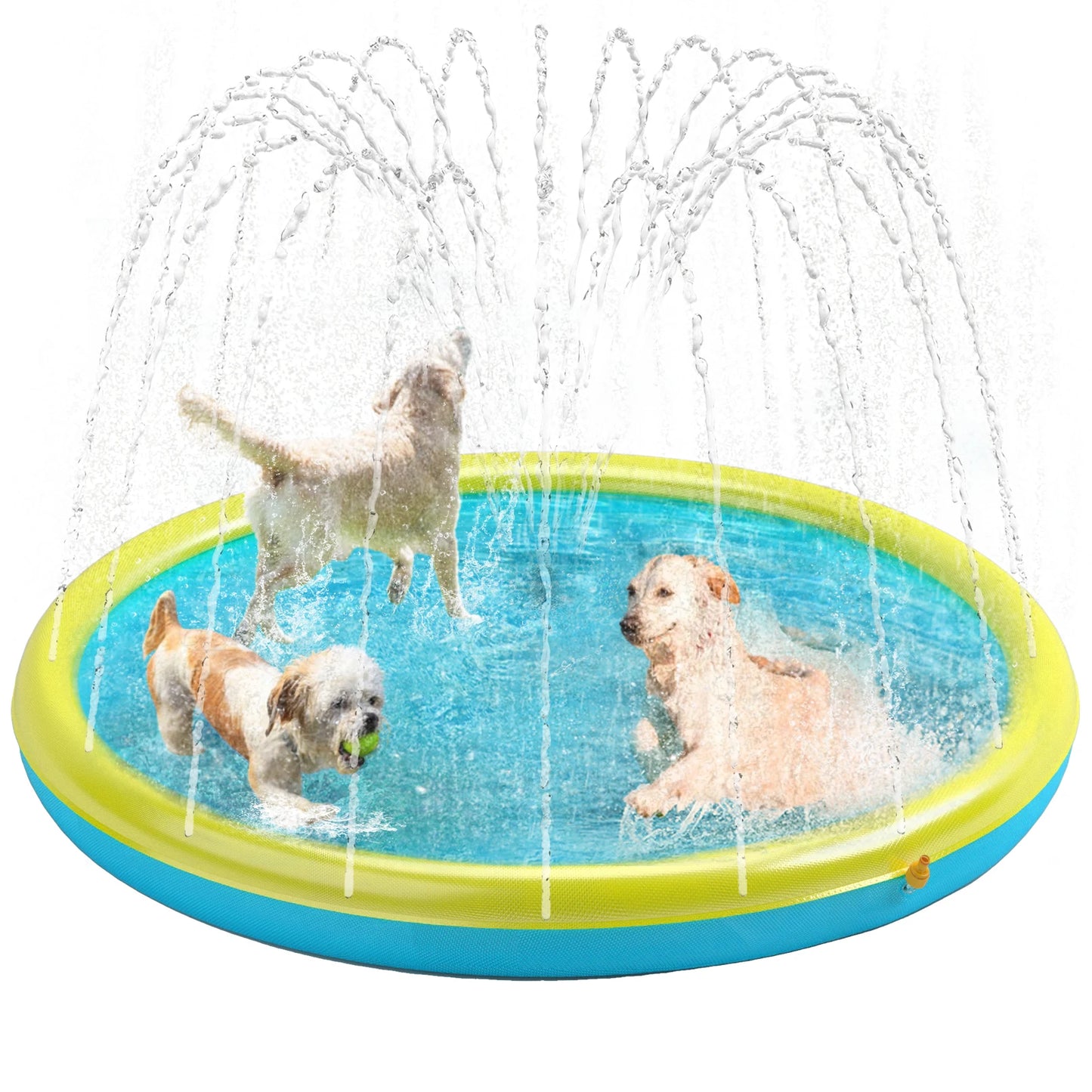 Splash Pad for Dogs Non Slip Outdoor Water Toys Sprinkler