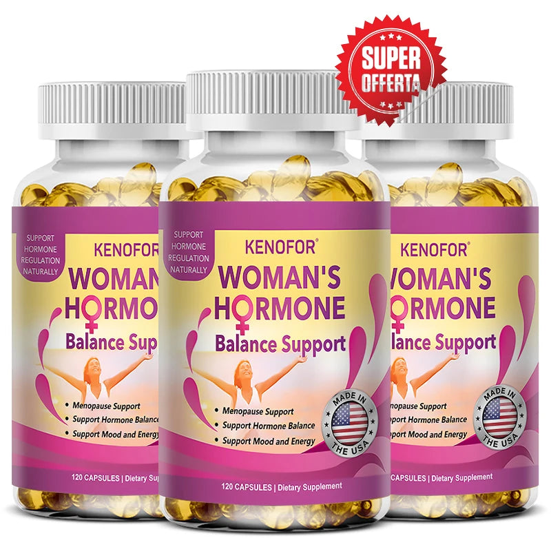 Kenofor Womens Health Balance Soy Flavonoids Mood Menopause