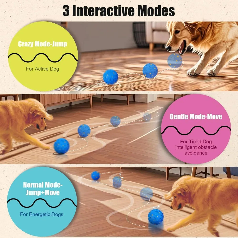 Interactive Dog Ball Smart Toy for Medium and Large Dogs