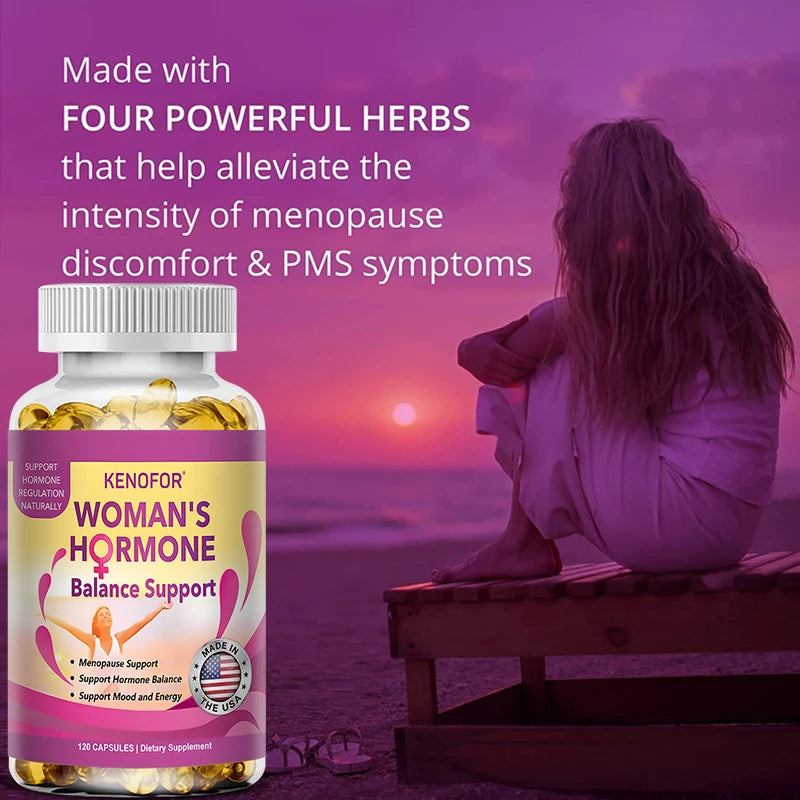 Kenofor Womens Health Balance Soy Flavonoids Mood Menopause