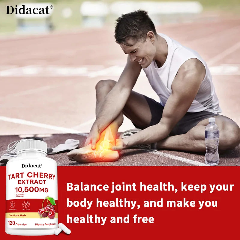 Cherry Extract Capsules for Antioxidant Support Joint Health Energy and Skin Health