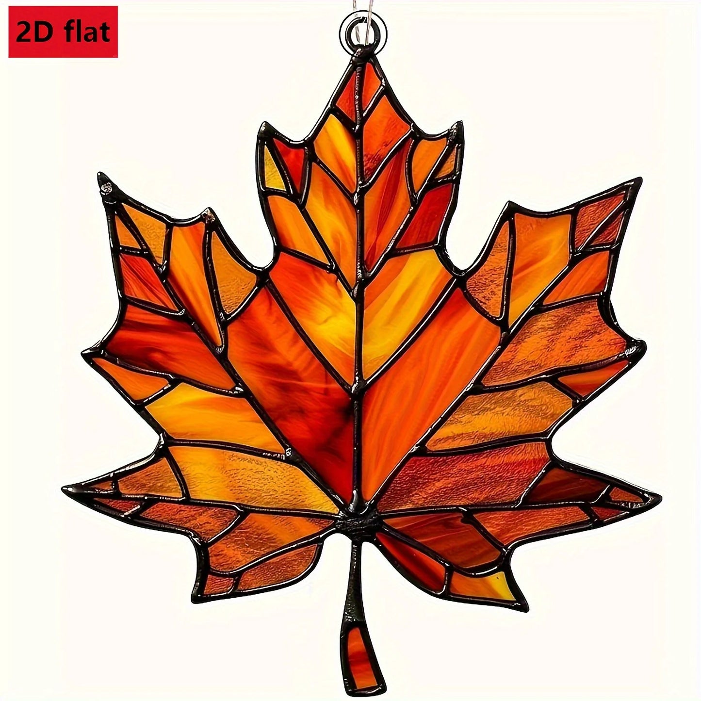 Thanksgiving Acrylic Maple Leaf Light Catcher for Home and Door Decor Gifts