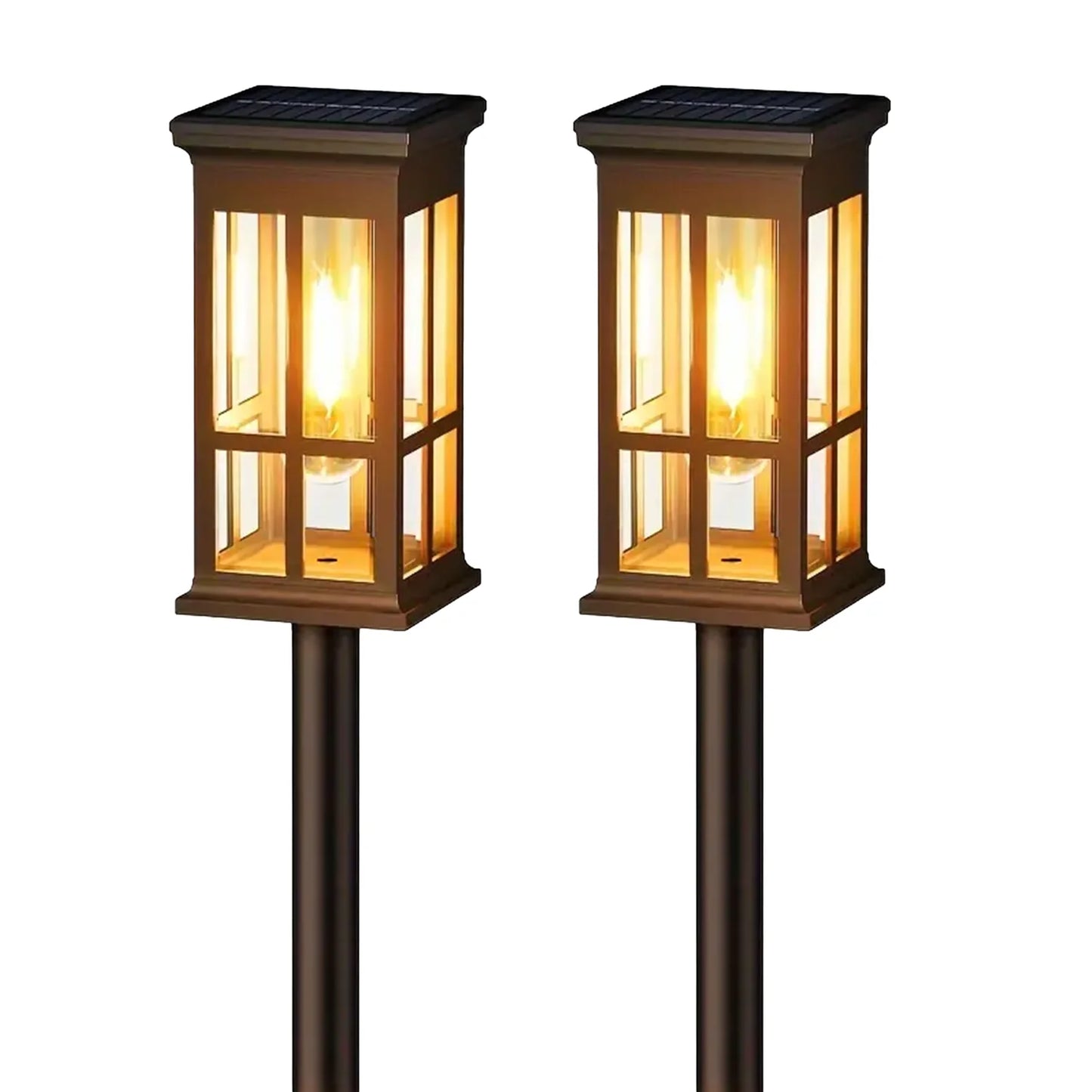 2 6 8 Pack Solar Pathway Lights Patio Sidewalk Outdoor