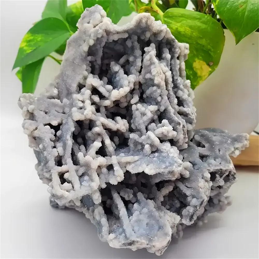 Glittering Sphalerite Crystal Cluster Geode Desk Specimen