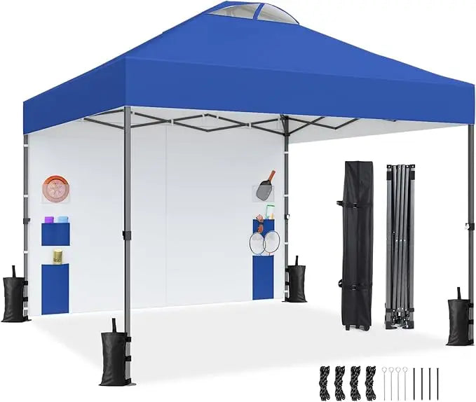 Amada 13x13 Pop Up Gazebo Outdoor Canopy Tent with Mosquito Netting for Backyard and Patio Furniture