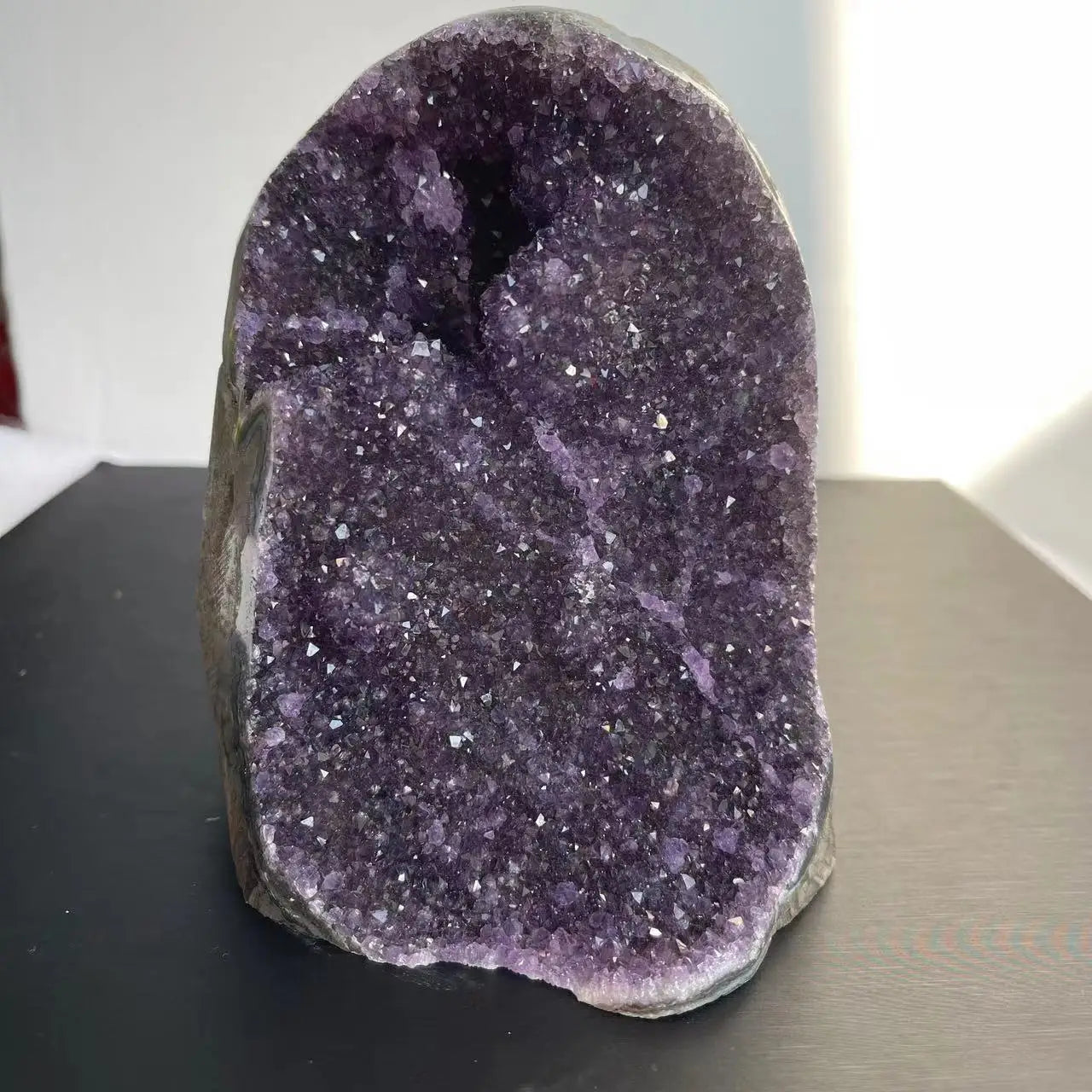 1PC Natural Amethyst Crystal Cluster Quartz Raw Healing Stone Mineral Home Decor Purple Feng Shui Stone