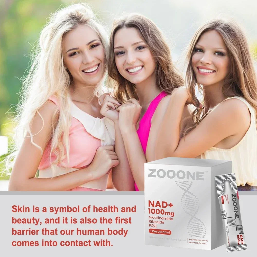 NAD Berry Drink Mix For Anti Aging Energy Focus 30 Packets