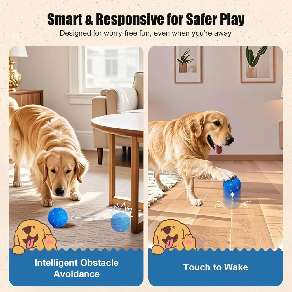 Interactive Dog Ball Smart Toy for Medium and Large Dogs