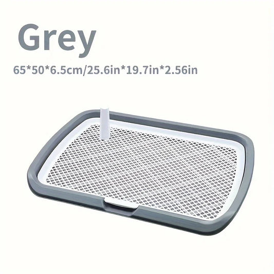 Dog Potty Training Toilet, Plastic Dog Pee Pad Holder With Removable Net, Reusable Dog Potty Trainer Dog Toilet Tray For Pets Up