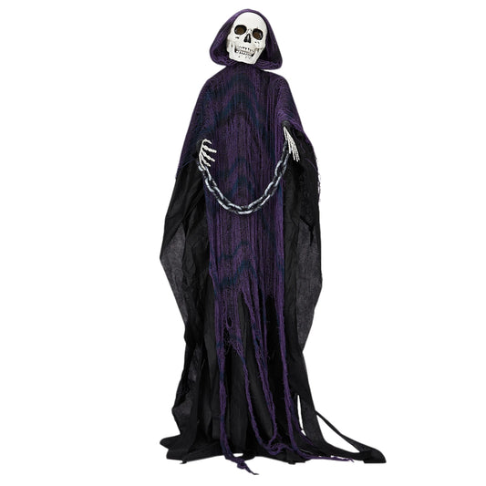 Life Size Grim Reaper Animatronic Outdoor Halloween Decor