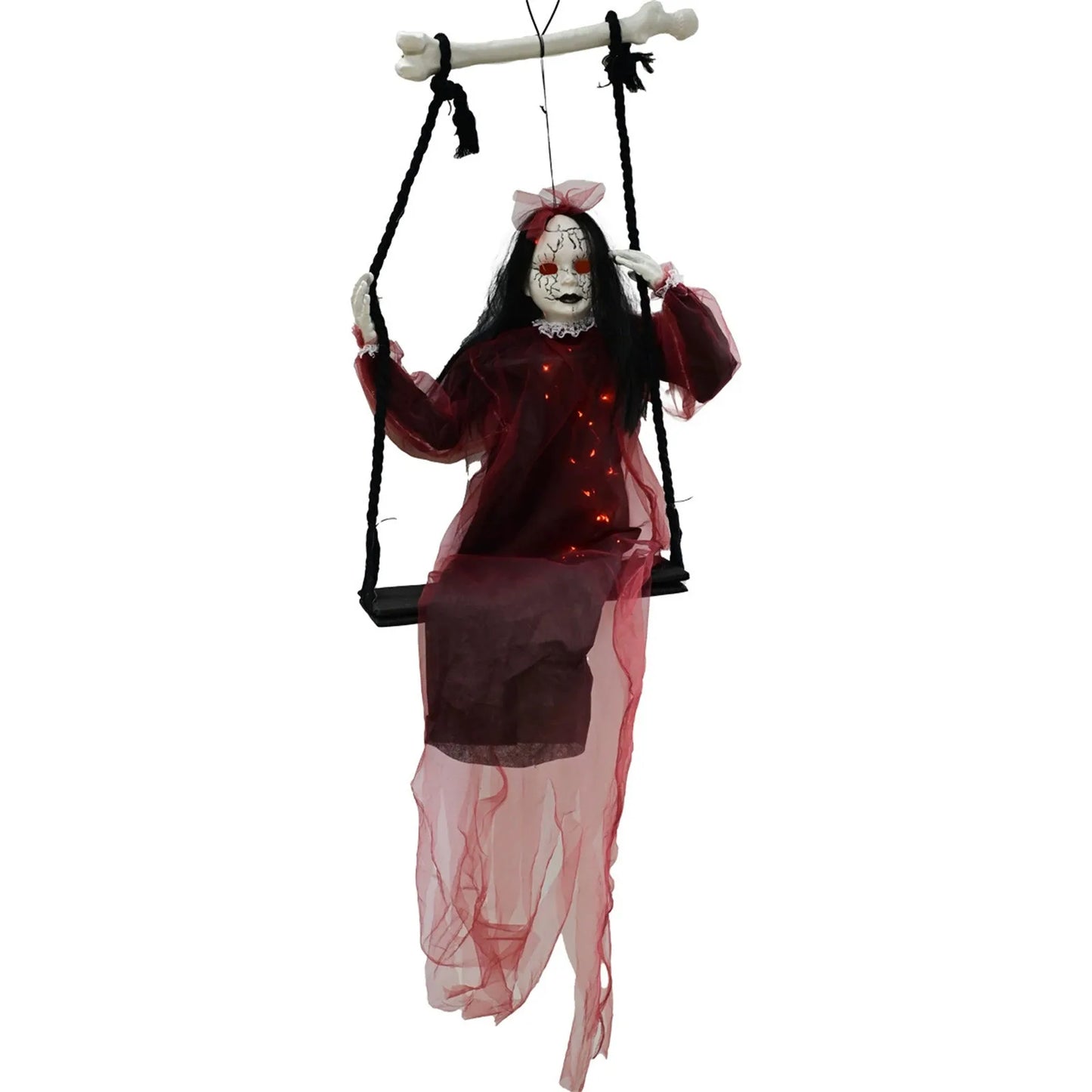 Halloween Hanging Ghosts Gauze Decorations Indoor Outdoor