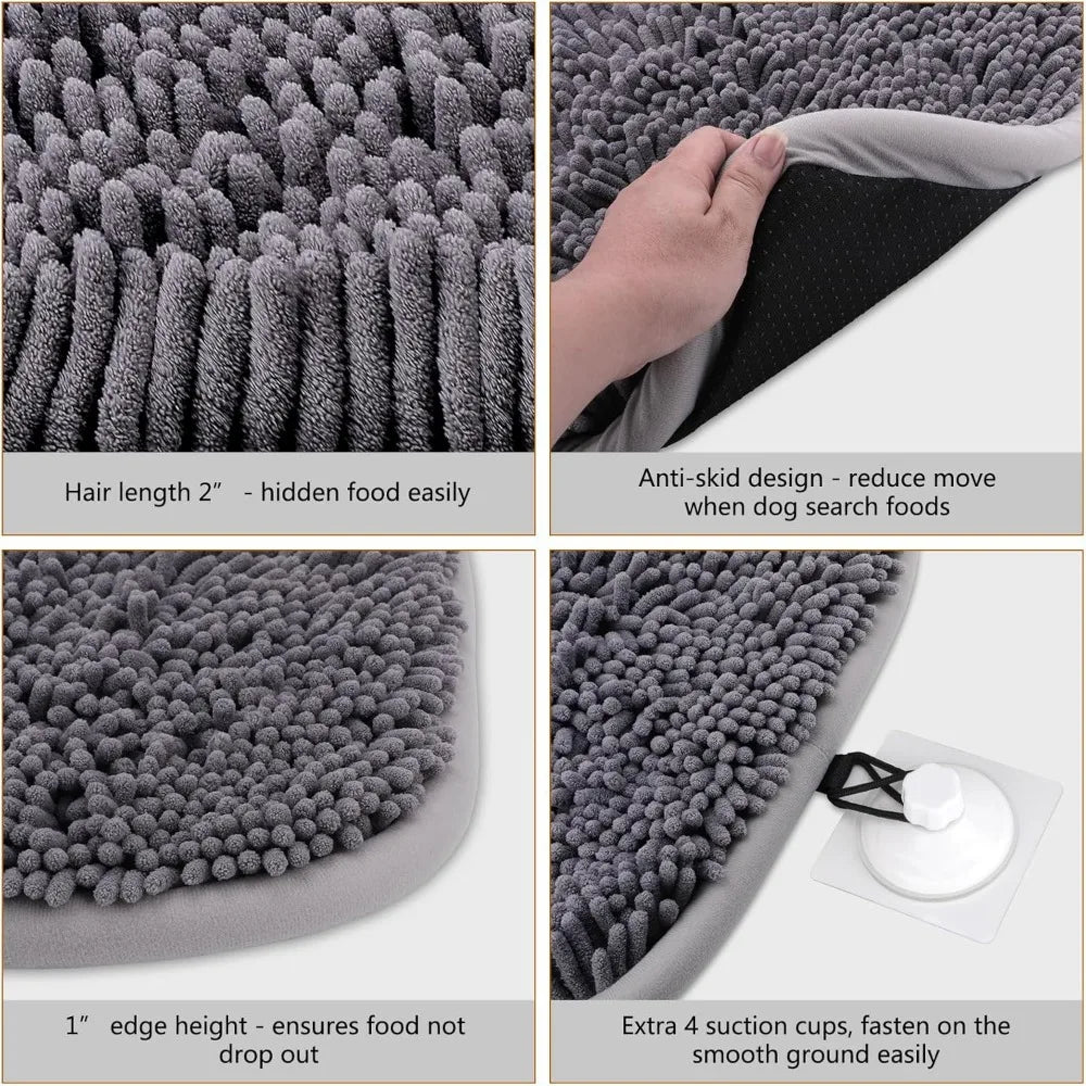 Dog Snuffle Mat For Interactive Foraging And Puzzle Toys