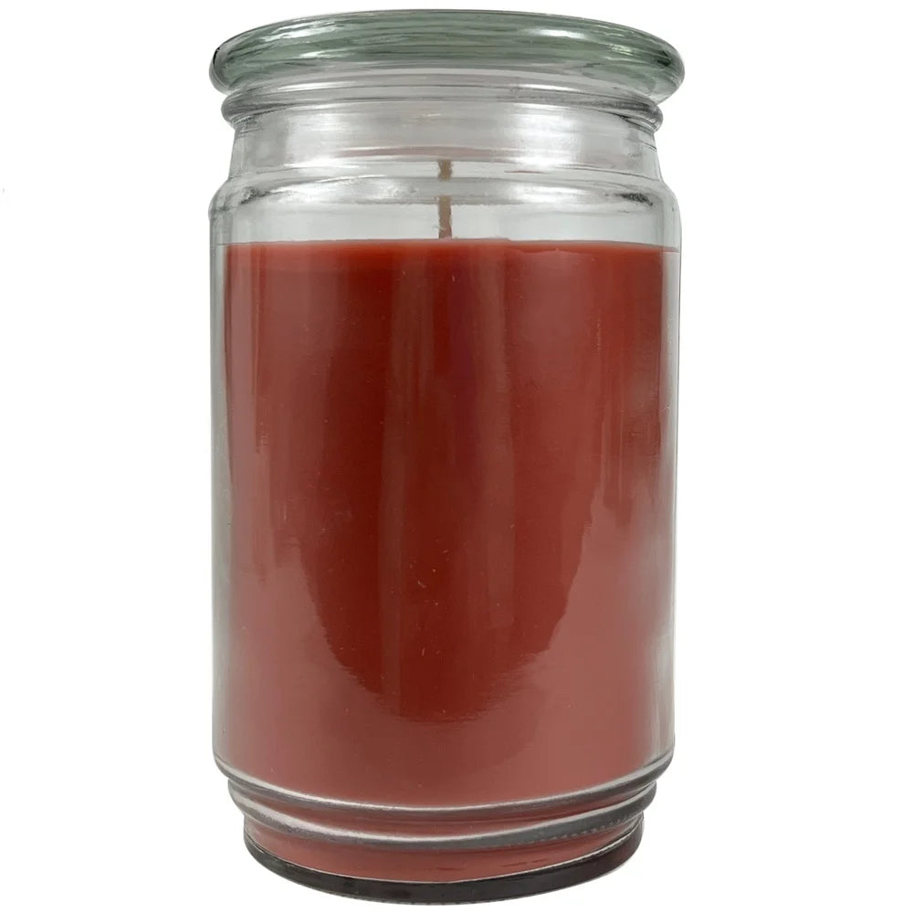 Apple Pecan Scented Candle 20 Ounce Single Wick Decorative Glass Jar Warm Spicy Aromatherapy Relaxation Gift Home Decor 100 To 120 Hour