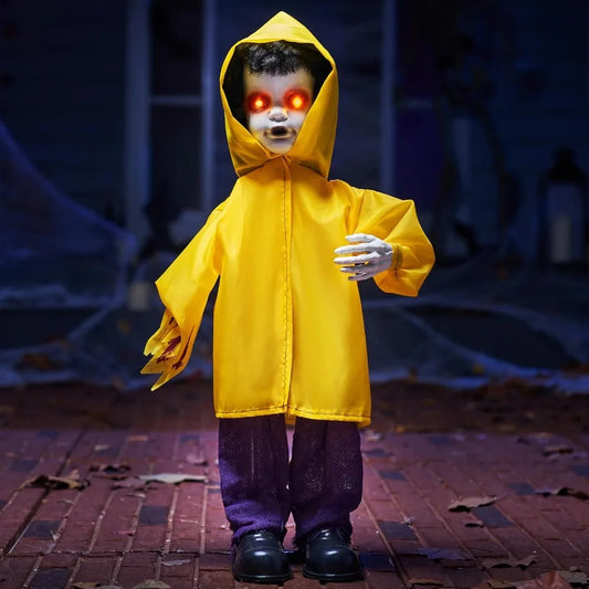 Halloween Outdoor Life Size Animatronic Ghost Glowing Eyes