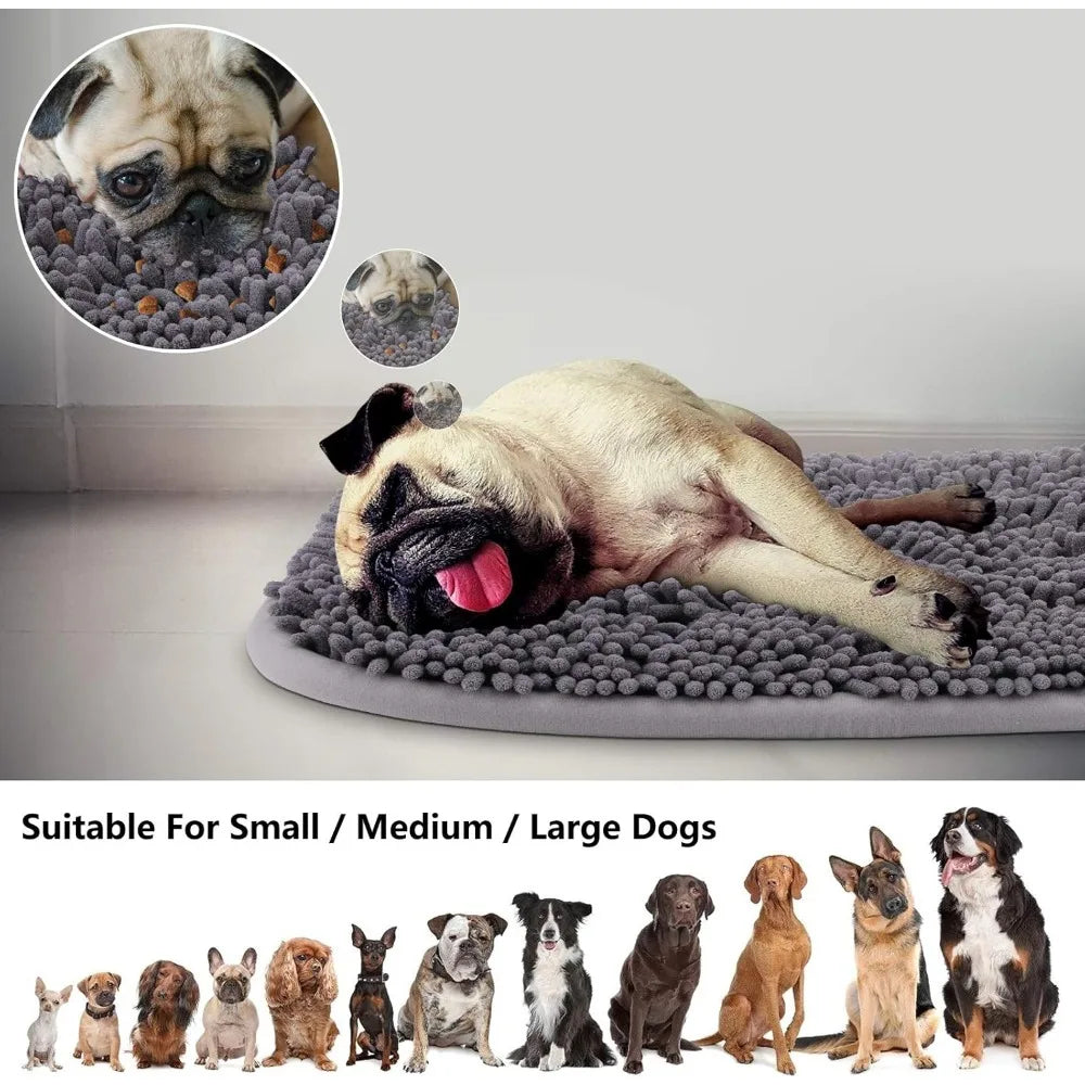 Dog Snuffle Mat For Interactive Foraging And Puzzle Toys