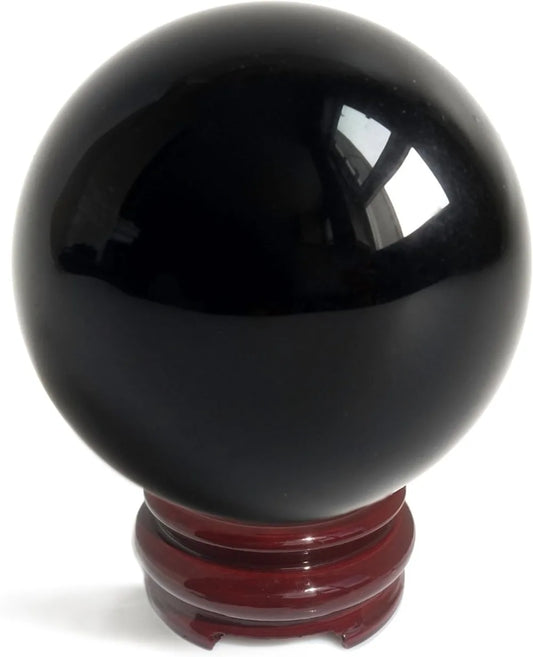 Black Obsidian Crystal Ball 160mm Feng Shui Healing