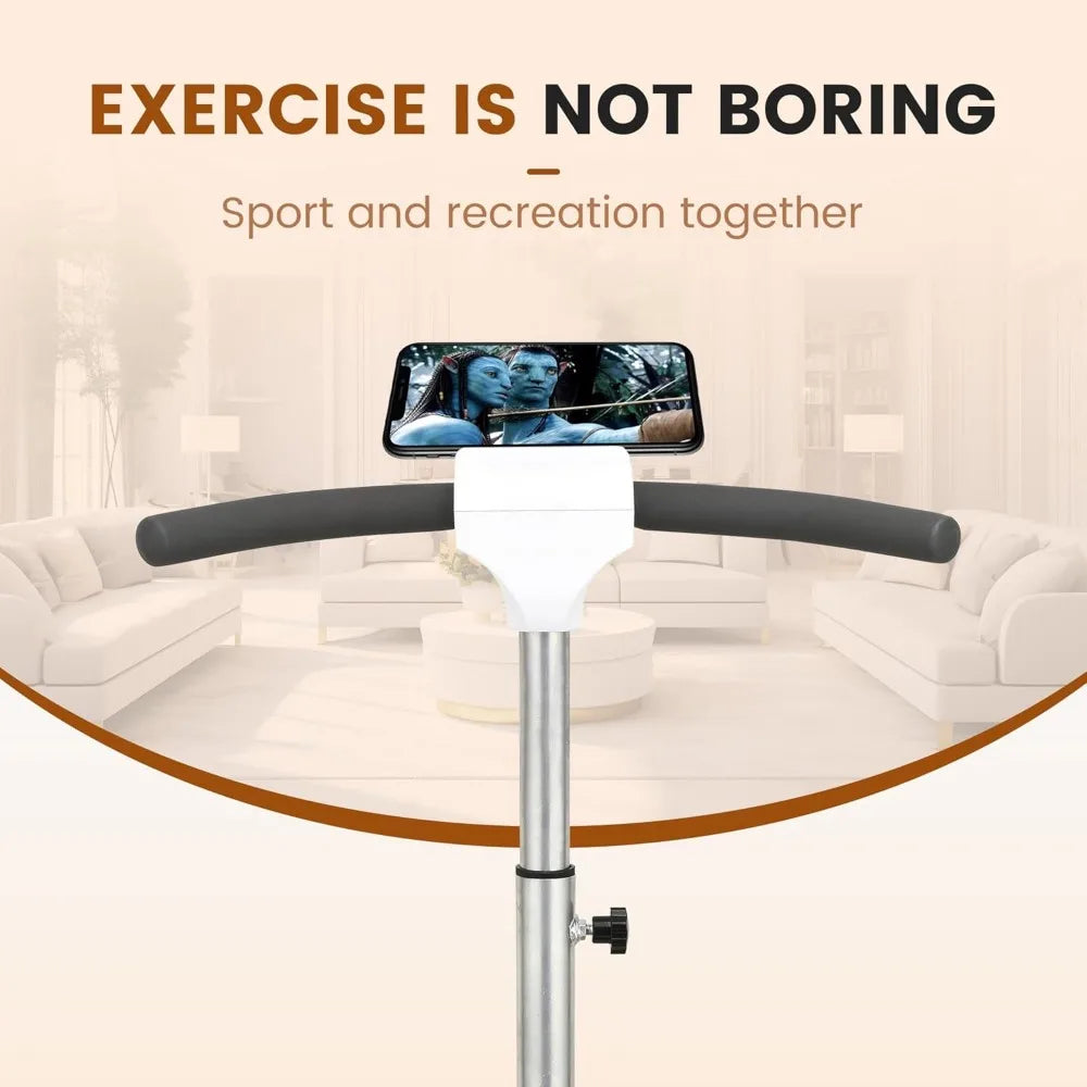 Handle Vibrating Plate Lymphatic Drainage Exercise Platform