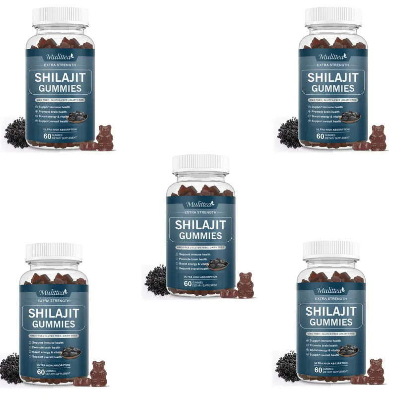Mulittea Shilajit Gummies Trace Minerals Fulvic Acid